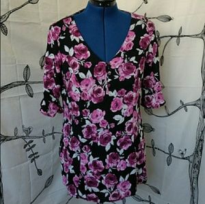 Torrid - Floral print tunic